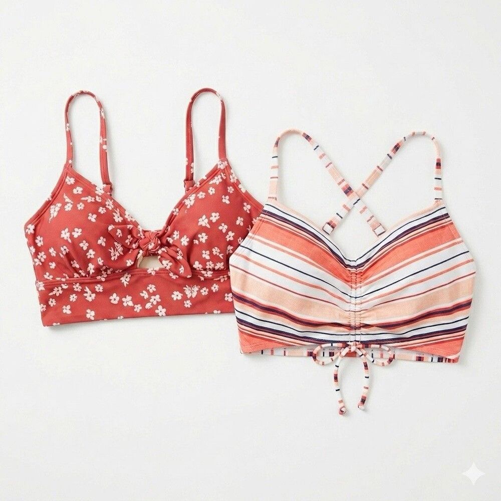 New Beach Betty  Women’s Bikini‎ Top Small Lot Of 2